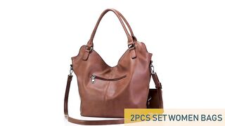 Tote Bag for Women PU Leather Shoulder Bags