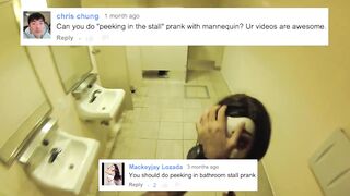 BATHROOM PRANK PART 11! |