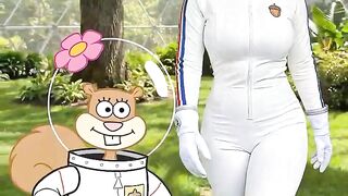 She Looks Like an Astronaut in a Dreamy Garden ????????