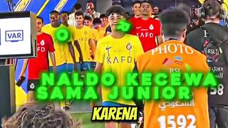 cr7 kecewa dengan sama junior