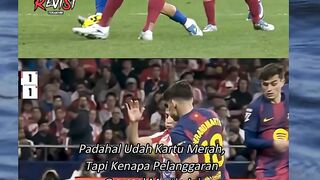 Kartu merah tetapi di ubah menjadi kartu kuning