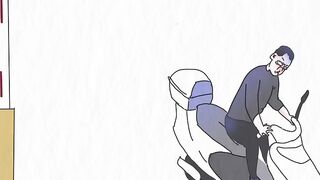 people against the barrier!