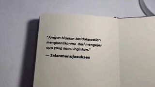 ketidakpastian bukan alasanmu untuk berhenti mengejar mimpi
