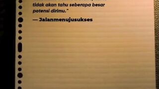 jika kamu tidak berusaha, kamu tidak akan tau seberapa besar potensimu