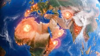 What If All Volcanoes Erupted At Once??? ????????