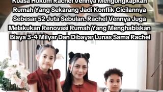 Kuasa hukum mengungkap fakta baru terkait konflik rumah Rachel Vennya.