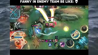 MY ENEMY FANNY BE LIKE???? #shorts #MLBB #MLBBCreator #MLBBNEXT2025