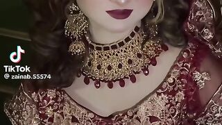 Gorgeous Barat Bridal Makeover Jewellery and Dress Design