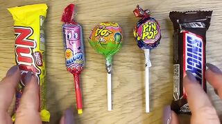 Asmr Unboxing Candy Lollipops and Chocolate Satisfying Video