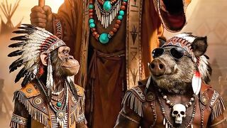 Bully Boar Cheats In The Apache Race... BIG MISTAKE! ???????? #apache #indian #comedy #america