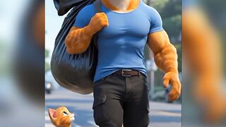 The unfortunate cat was ridiculed for being poor, but later found gold and became wealthy