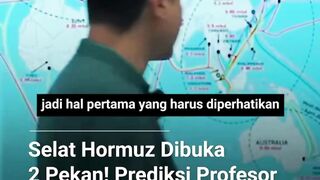 Selat Hormuz diprediksi kembali dibuka dalam dua pekan
