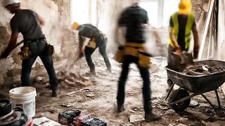 Old House Renovation Process! Interior Demolition & Cleanup