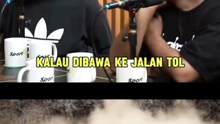 BANG RIFAT SUNGKAR AJA DI TOL PELAN   #mamatalkatiri #rifatsungkar #rally #sportscar