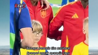 Baru tahu alasan kenapa pemain Spanyol selalu diam pas lagu kebangsaan? ????