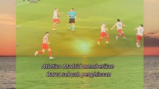Atletico Madrid memberikan Barca sebuah penghinaan terbesar dalam sejarah UCL di kandangnya.