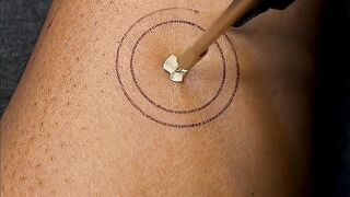 Khanda ???? on Wrist: Black Gel Pen Tattoo Idea ……#tattoo #art