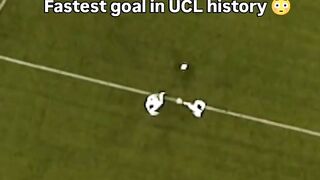 Gol tercepat  10,12 detik  Bayern Munich saat melawan Real Madrid