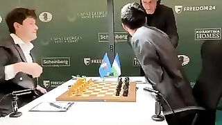 Football star David Luiz at the FIDE Candidates