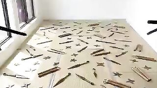Japanese Warrior Bedroom with Luxurious Epoxy Flooring! ✨????