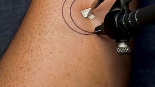 DIY Temporary Tattoo | Grim Reaper with Red Moon ????…..#gelpenart #tattoo #art
