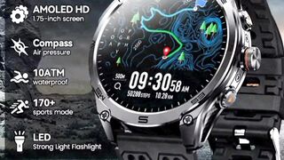 MONTRE CONNECTÉE MILITAIRE AVEC GPS INTÉGRÉ