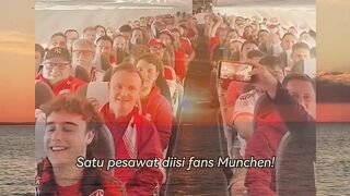 Satu pesawat di isi fans Munchen sampai 180 penumpang