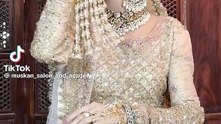 Beautiful Nikkah Bridal Compelet Look 3