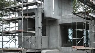 Brutalist Concrete House on the Ocean!