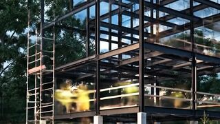 From Muddy Lot to STEEL & GLASS Masterpiece!