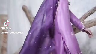 Purple Stylish Fancy dress