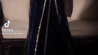 Navy Blue Dress Design