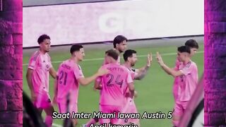 Tendangan Messi emang nggak main-main!