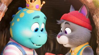 Kitten Dino Kids Animation 2