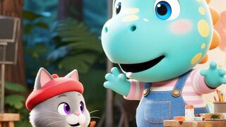 Kitten & Dino Kids Animation 4