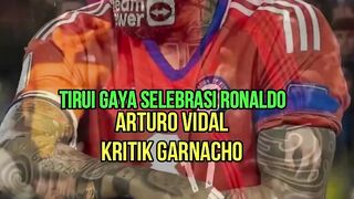 Garnacho cetak gol salto ala Ronaldo, selebrasi pun ala Ronaldo! ????