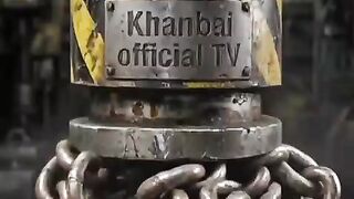 AI Hydraulic Press vs Metal – Insane Crushing Power