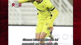 Saat bek Maroko cetak gol Rabona dari luar kotak penalti ????????