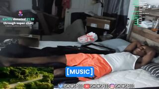 IShowSpeed Excitement over Super Chat donation