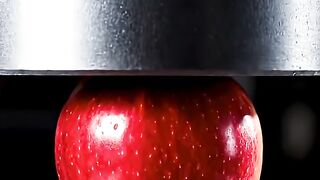 Crushing an Apple with a Hydraulic Press ???? (So Satisfying!)