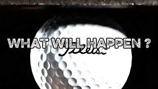 Crushing a Golf Ball ⛳ (Unexpected Break!)