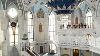 stunning interior of a majestic mosque | Professional HD Video