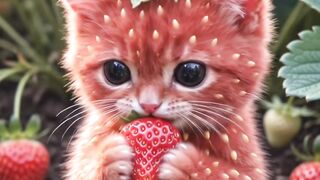 Kitten Strawberry