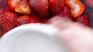 Pretty Strawberry Dessert.