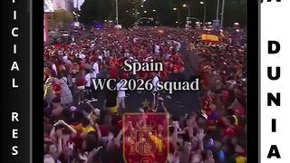 Spain Squad Piala Dunia 2026