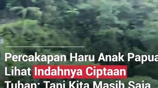percakapan sederhana antara dua anak kecil mengajarkan kita makna yang sering terlupa.