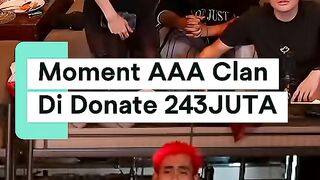 Semua kaget ketika di donate 243 juta!