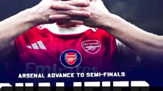 Arsenal lolos ke semifinal secara back-to-back dan akan menghadapi Atletico Madrid.