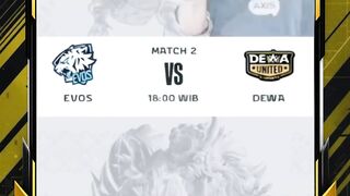 EVOS vs DEWA hari ini MPL ID S17