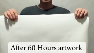 After 60 hours Drawing TIGER